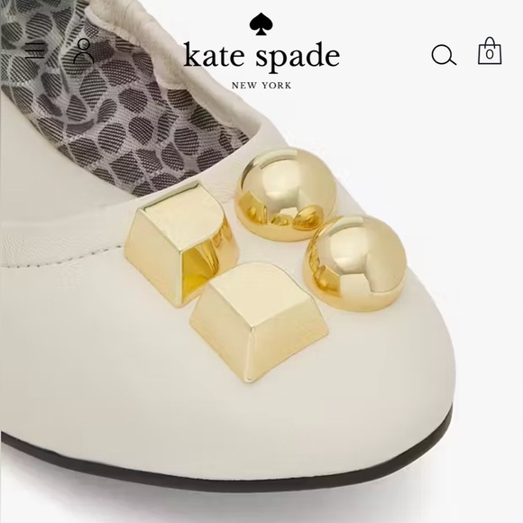 LIKE NEW Kate Spade Noel Ballet Flat - Picture 2 of 10